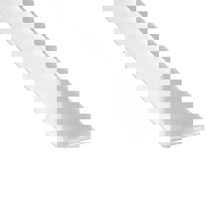 1-1/8X48 CNR SHLD W/ HOLE WHIT 5 PK